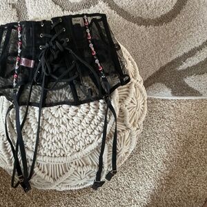 Agent Provocateur Corset Garter  for Nylons Size 4 (US 8) NWOT